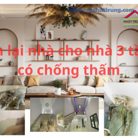 Sơn lại nhà cho nhà 3 tầng có chống thấm