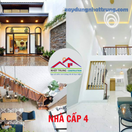 Xây nhà cấp 4 Gác Lửng hiện đại