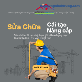 Sửa chữa thi công cải tạo nhà trọn gói tại quận Thủ Đức