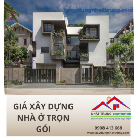 Giá xây dựng nhà ở trọn gói