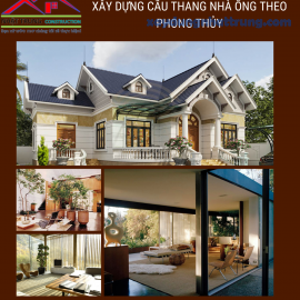Xây dựng cầu thang nhà ống theo phong thủy