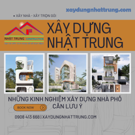 Những kinh nghiệm xây dựng nhà phố cần lưu ý
