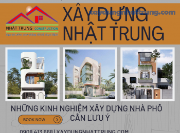 Những kinh nghiệm xây dựng nhà phố cần lưu ý
